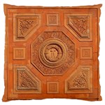 Symbolism Paneling Oriental Ornament Pattern Standard Flano Cushion Case (Two Sides) Back