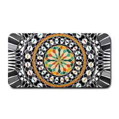 High Contrast Mandala Medium Bar Mats by linceazul