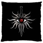 Inquisition Symbol Large Flano Cushion Case (Two Sides) Back