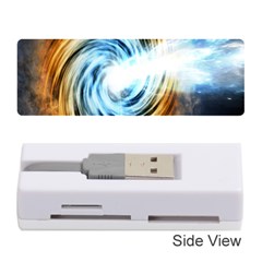 A Blazar Jet In The Middle Galaxy Appear Especially Bright Memory Card Reader (stick)  by Mariart