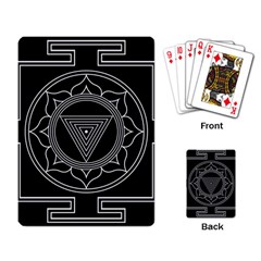 Kali Yantra Inverted Playing Card by Mariart