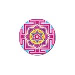 Kali Yantra Inverted Rainbow Golf Ball Marker (4 pack) Front