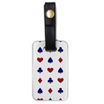 Playing Cards Hearts Diamonds Luggage Tags (One Side)  Front