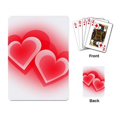 Heart Love Romantic Art Abstract Playing Card by Nexatart