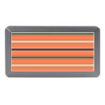 Horizontal Line Orange Memory Card Reader (Mini) Front