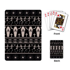 Halloween Pattern Playing Card by ValentinaDesign