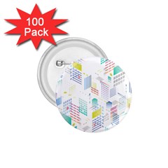 Layer Capital City Building 1 75  Buttons (100 Pack)  by Mariart