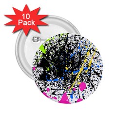 Spot Paint Pink Black Green Yellow Blue Sexy 2 25  Buttons (10 Pack)  by Mariart