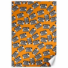 Pattern Halloween Wearing Costume Icreate Canvas 12  X 18   by iCreate