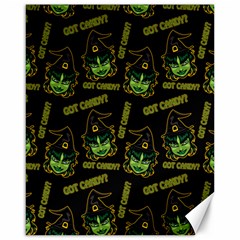 Pattern Halloween Witch Got Candy? Icreate Canvas 16  X 20   by iCreate