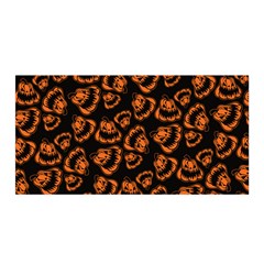 Pattern Halloween Jackolantern Satin Wrap by iCreate