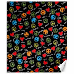 Pattern Halloween Peacelovevampires  Icreate Canvas 8  X 10  by iCreate