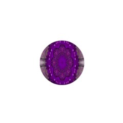 Fantasy-flowers In Harmony  In Lilac 1  Mini Buttons by pepitasart