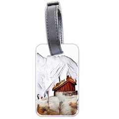French Coffee Style Abstract Art Luggage Tags (two Sides) by NouveauDesign