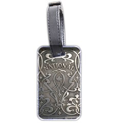 Art Nouveau Silver Luggage Tags (two Sides) by NouveauDesign