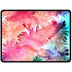 No Double Sided Fleece Blanket (large)  by AdisaArtDesign