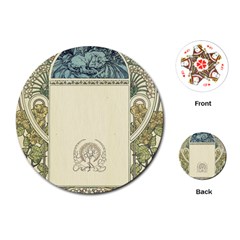 Art Nouveau Playing Cards (round)  by NouveauDesign