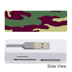 Camuflage Flag Green Purple Grey Memory Card Reader (stick)  by Mariart