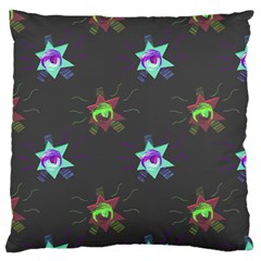 Random Doodle Pattern Star Standard Flano Cushion Case (one Side) by Mariart