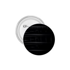 Stripes Black White Minimalist Line 1 75  Buttons by Mariart
