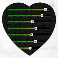 Stock Illustration Rendering Seven Volume Jigsaw Puzzle (heart) by Mariart