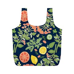 Summer Fruite Orange Lemmon Tomato Full Print Recycle Bags (m)  by Mariart