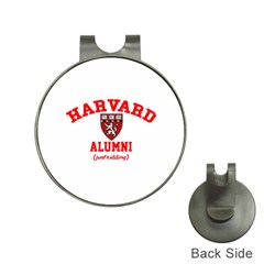 Harvard Alumni Just Kidding Hat Clips With Golf Markers by Celenk