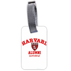 Harvard Alumni Just Kidding Luggage Tags (two Sides) by Celenk