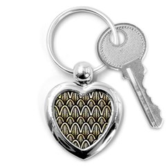 Art Deco Key Chains (heart)  by NouveauDesign