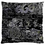 Graffiti Large Flano Cushion Case (Two Sides) Back