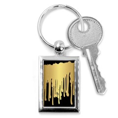 Drip Cold Key Chains (rectangle)  by NouveauDesign