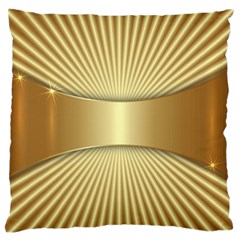 Gold8 Large Flano Cushion Case (two Sides) by NouveauDesign