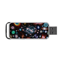 Galaxy Nebula Portable Usb Flash (two Sides) by Celenk