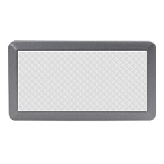 Bright White Stitched And Quilted Pattern Memory Card Reader (mini) by PodArtist