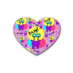 Crazy Rubber Coaster (heart)  by gasi