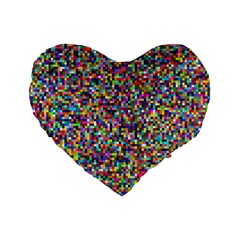 Pattern Standard 16  Premium Heart Shape Cushions by gasi