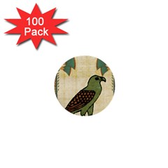 Egyptian Paper Papyrus Bird 1  Mini Buttons (100 Pack)  by Celenk
