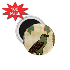 Egyptian Paper Papyrus Bird 1 75  Magnets (100 Pack)  by Celenk