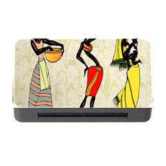 Woman Ethic African People Collage Memory Card Reader With Cf by Celenk