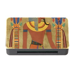 Egyptian Tutunkhamun Pharaoh Design Memory Card Reader With Cf by Celenk
