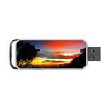 Sunset Mountain Indonesia Adventure Portable USB Flash (Two Sides) Front