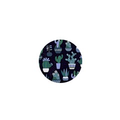 Cactus Pattern 1  Mini Buttons by allthingseveryone