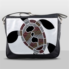 Aboriginal Art - Untitled Messenger Bags by hogartharts