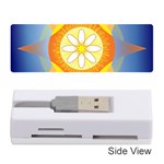 Star Pattern Background Memory Card Reader (Stick)  Front