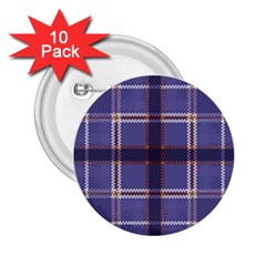 Purple Heather Plaid 2 25  Buttons (10 Pack)  by allthingseveryone