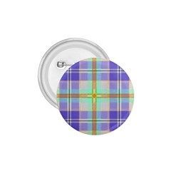 Blue And Yellow Plaid 1 75  Buttons by allthingseveryone