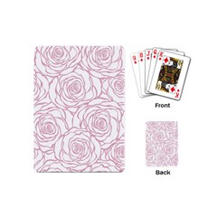Pink Peonies Playing Cards (mini)  by NouveauDesign