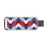 Texture Textile Surface Fabric Portable USB Flash (Two Sides) Front