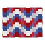 Texture Textile Surface Fabric Double Sided Flano Blanket (Mini)  35 x27  Blanket Back