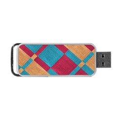 Fabric Textile Cloth Material Portable Usb Flash (two Sides) by Celenk
